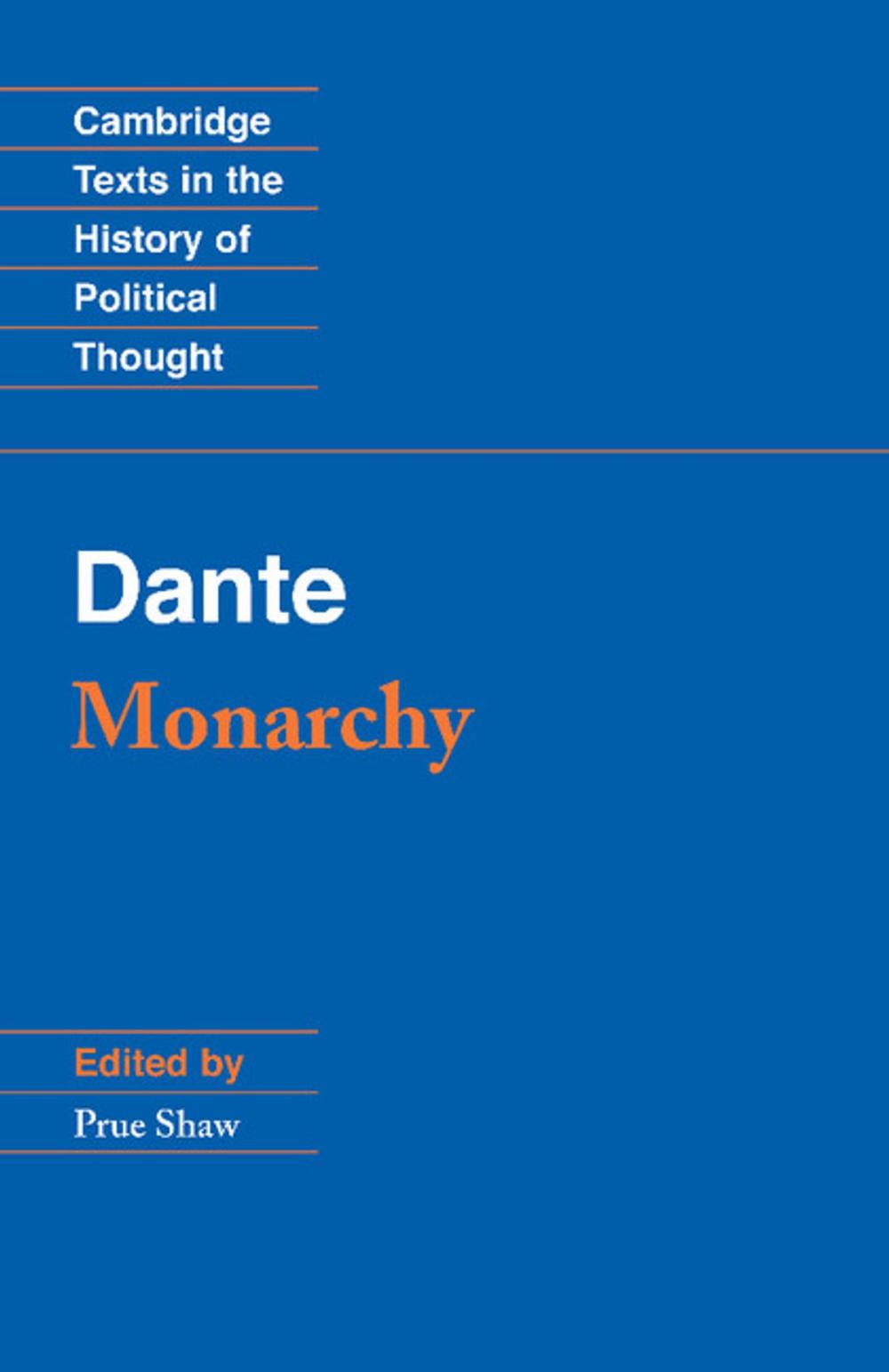 Big bigCover of Dante: Monarchy