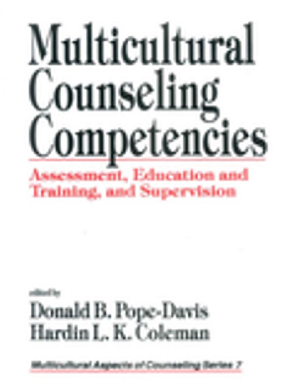 Big bigCover of Multicultural Counseling Competencies