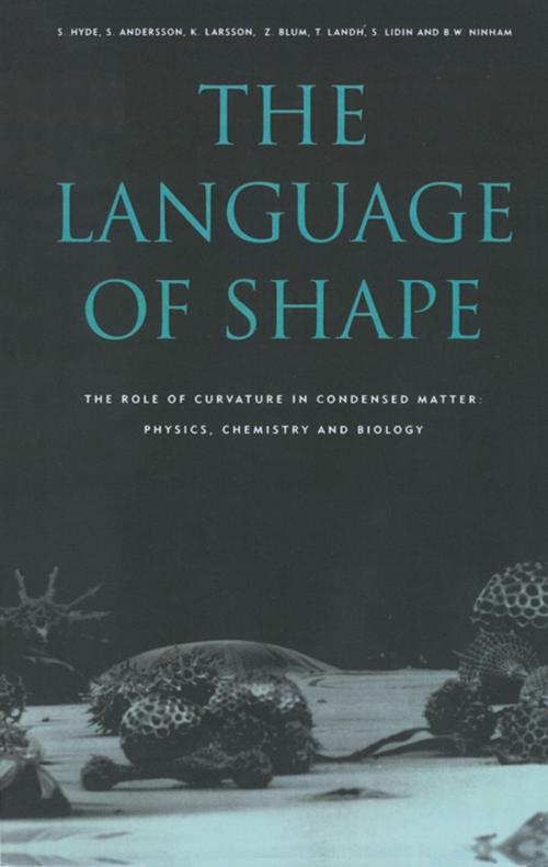 Cover of the book The Language of Shape by S. Hyde, Z. Blum, T. Landh, S. Lidin, B.W. Ninham, S. Andersson, K. Larsson, Elsevier Science