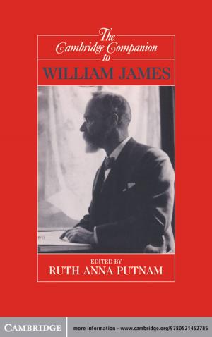 Cover of the book The Cambridge Companion to William James by Oliver Bühler