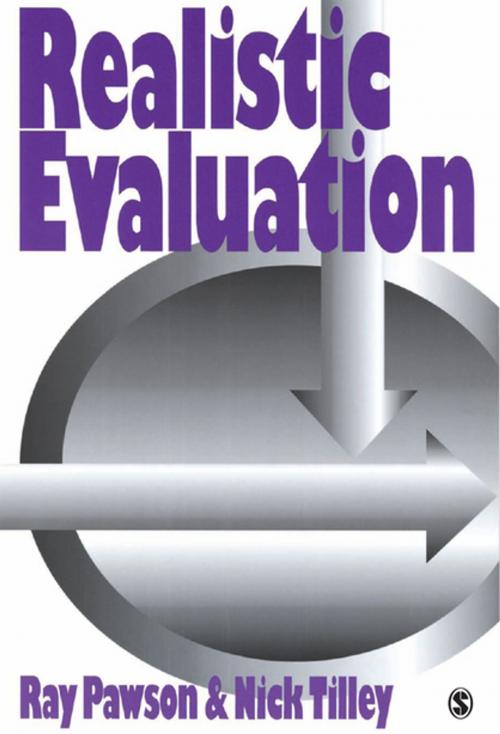 Cover of the book Realistic Evaluation by Ray Pawson, Professor Nick Tilley, SAGE Publications