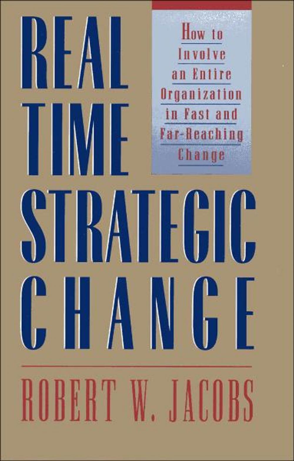 Big bigCover of Real Time Strategic Change