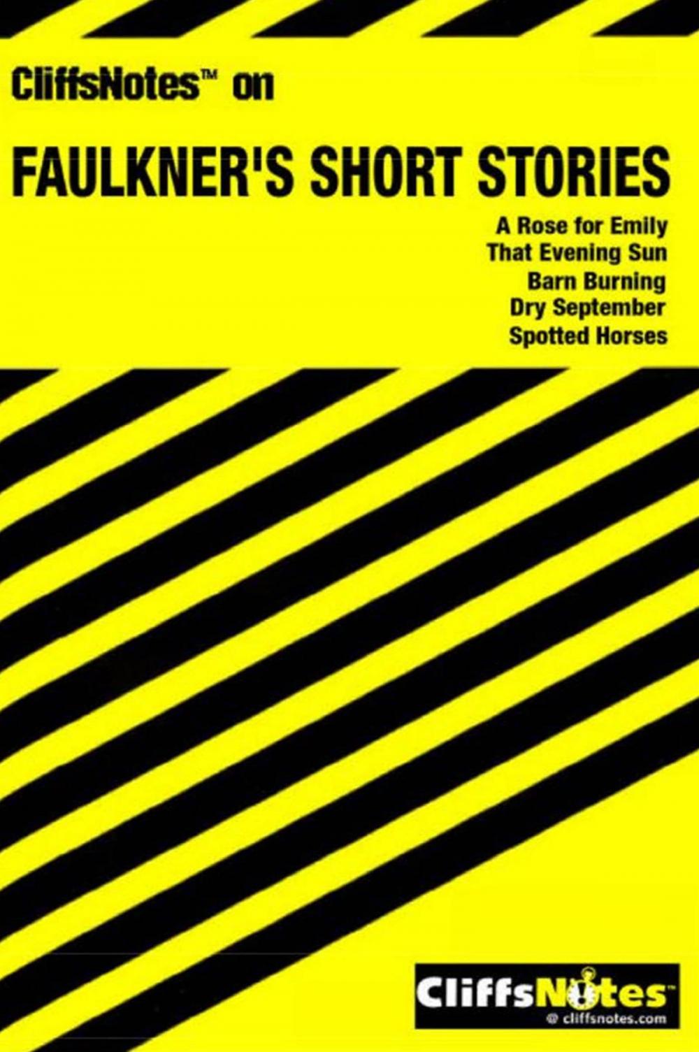 Big bigCover of CliffsNotes on Faulkner's Short Stories