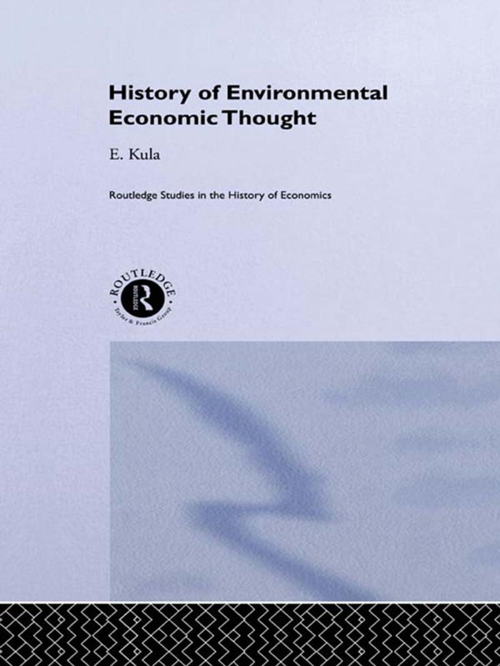 Big bigCover of History of Environmental Economic Thought