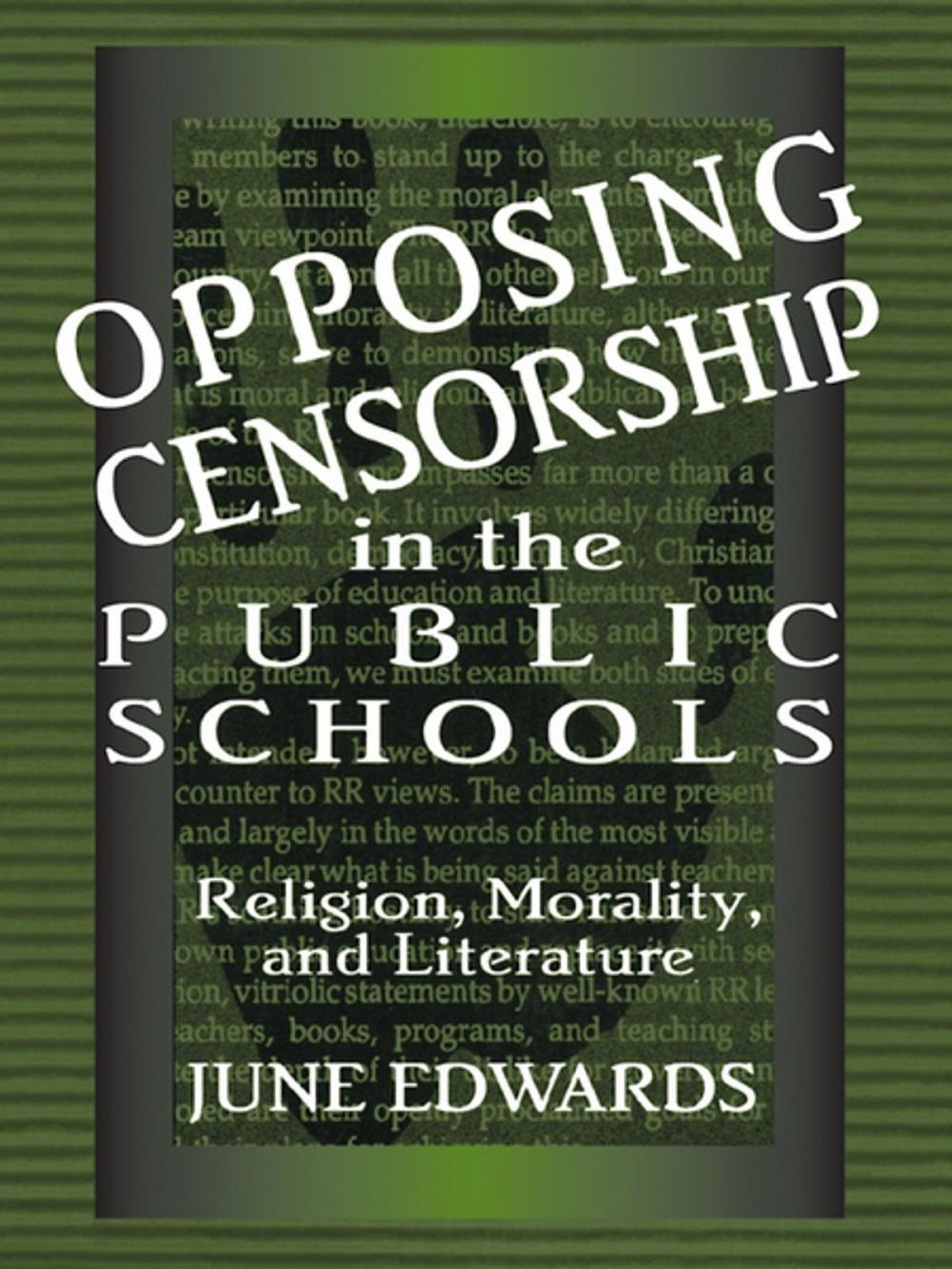 Big bigCover of Opposing Censorship in Public Schools