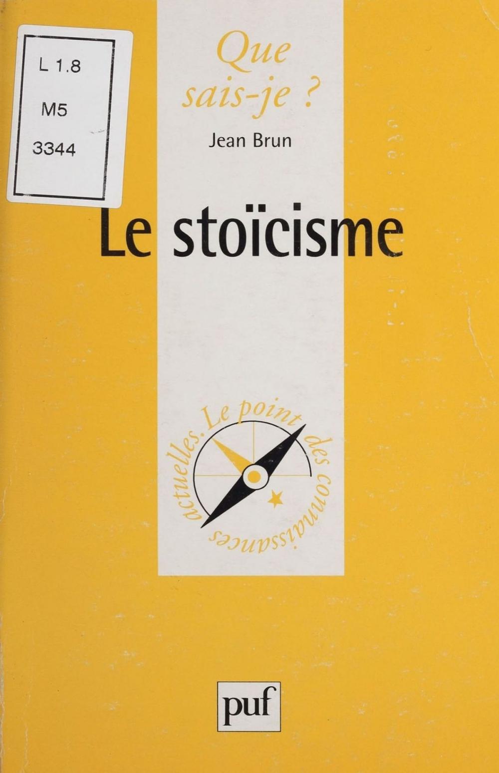Big bigCover of Le Stoïcisme