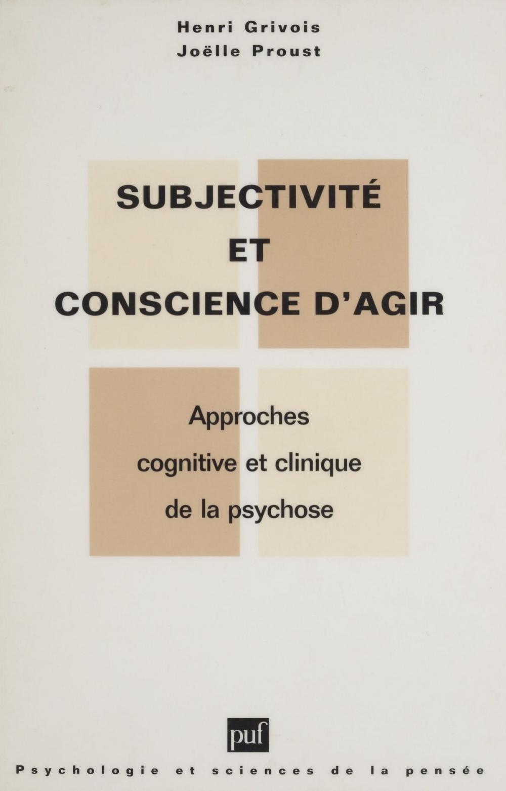 Big bigCover of Subjectivité et conscience d'agir dans la psychose