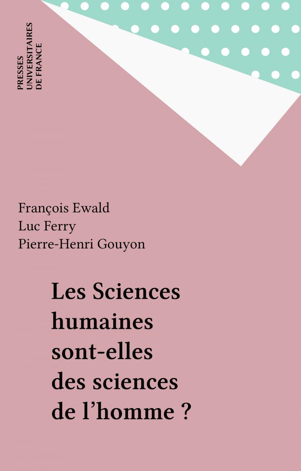 Big bigCover of Les Sciences humaines sont-elles des sciences de l'homme ?