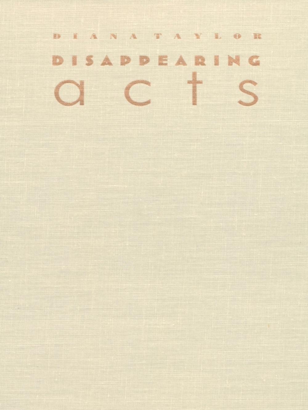 Big bigCover of Disappearing Acts