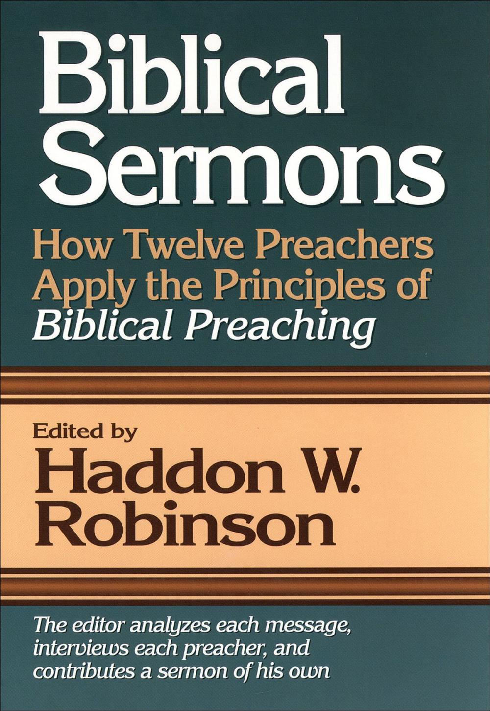 Big bigCover of Biblical Sermons