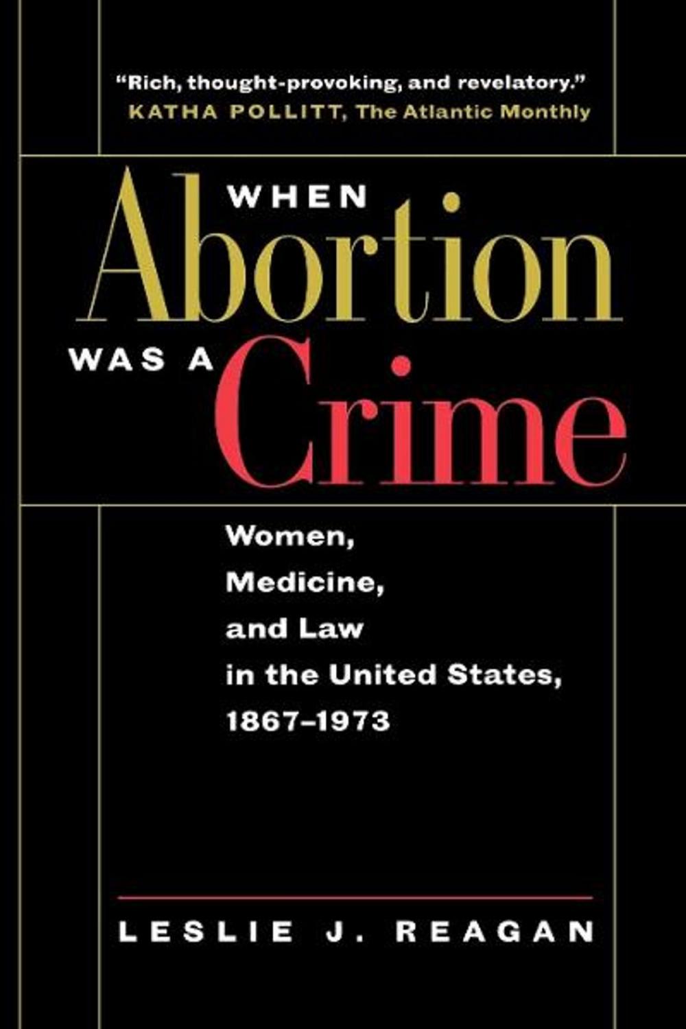 Big bigCover of When Abortion Was a Crime