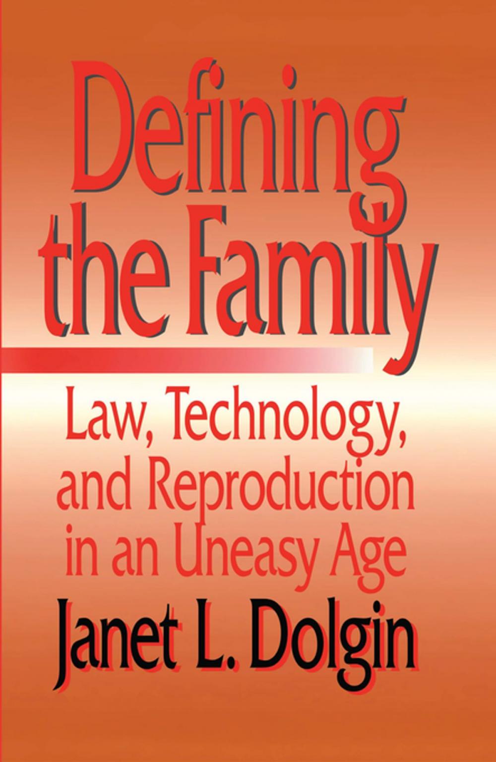 Big bigCover of Defining the Family