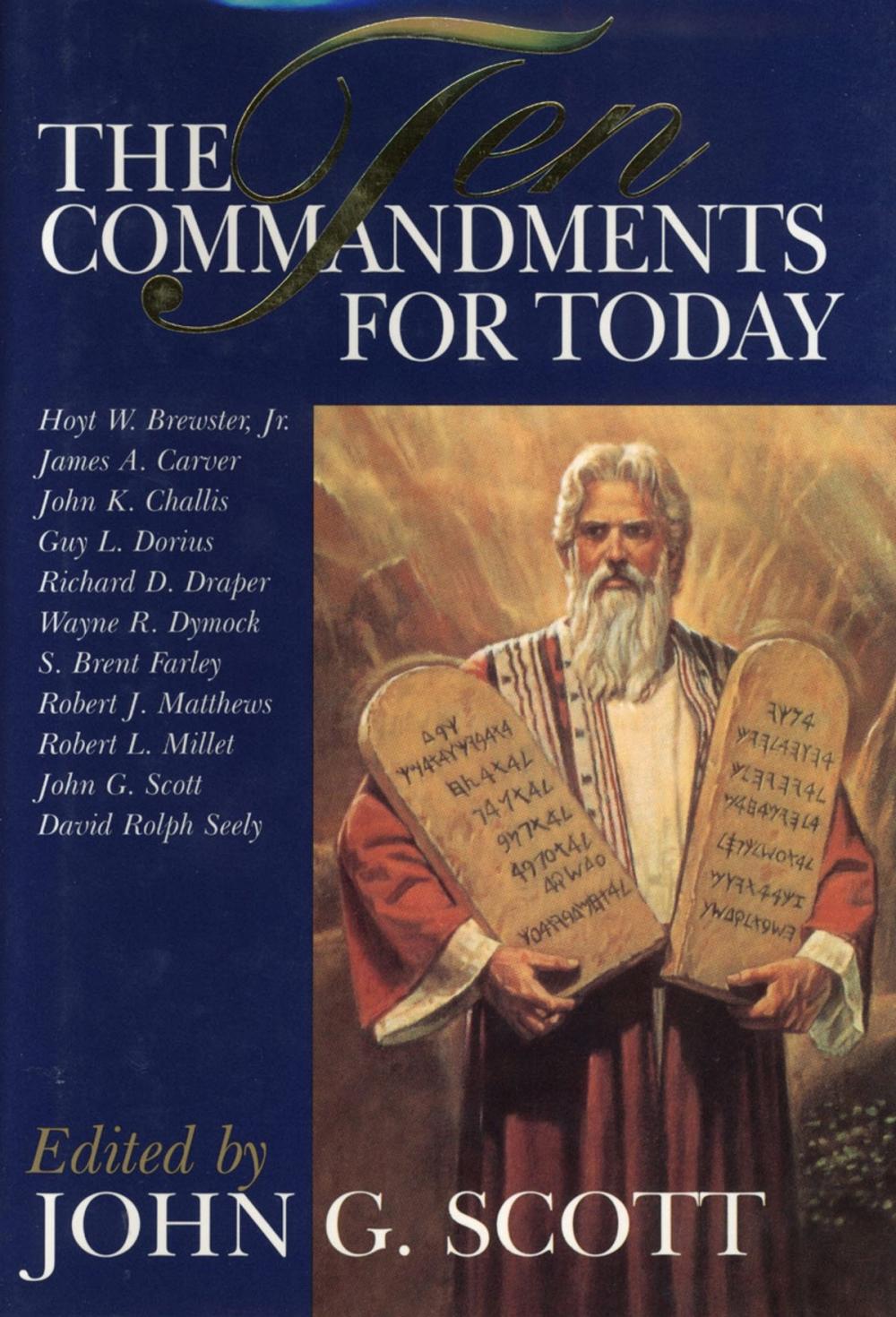 Big bigCover of The Ten Commandments for Today