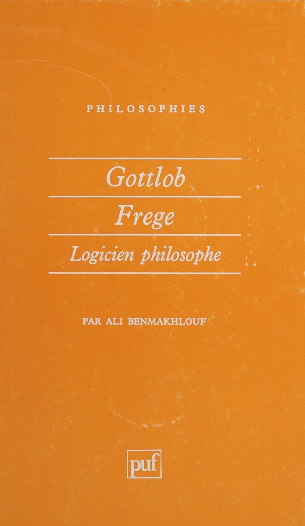 Big bigCover of Gottlob Frege