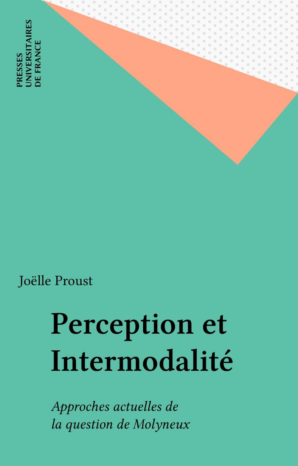 Big bigCover of Perception et Intermodalité