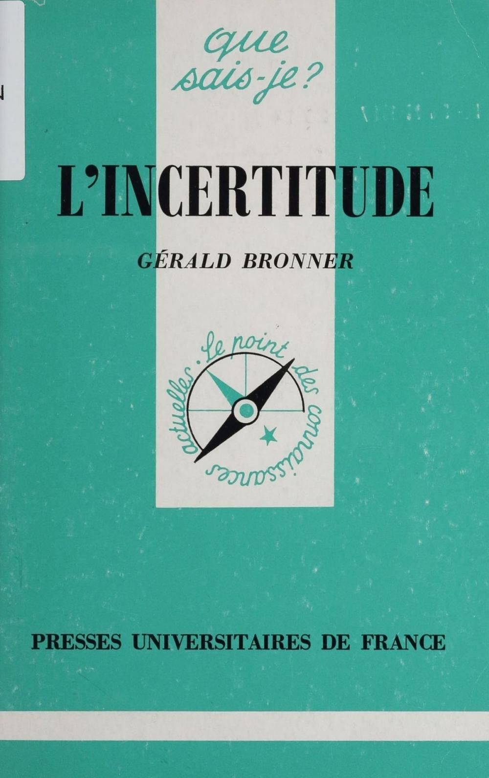 Big bigCover of L'Incertitude