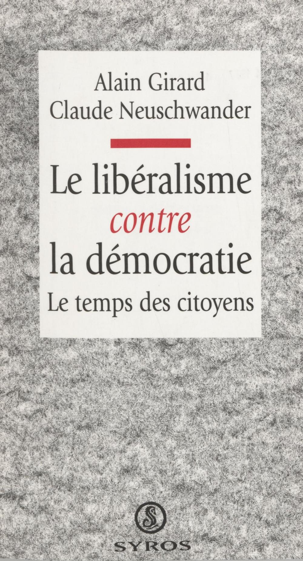 Big bigCover of Le libéralisme contre la démocratie