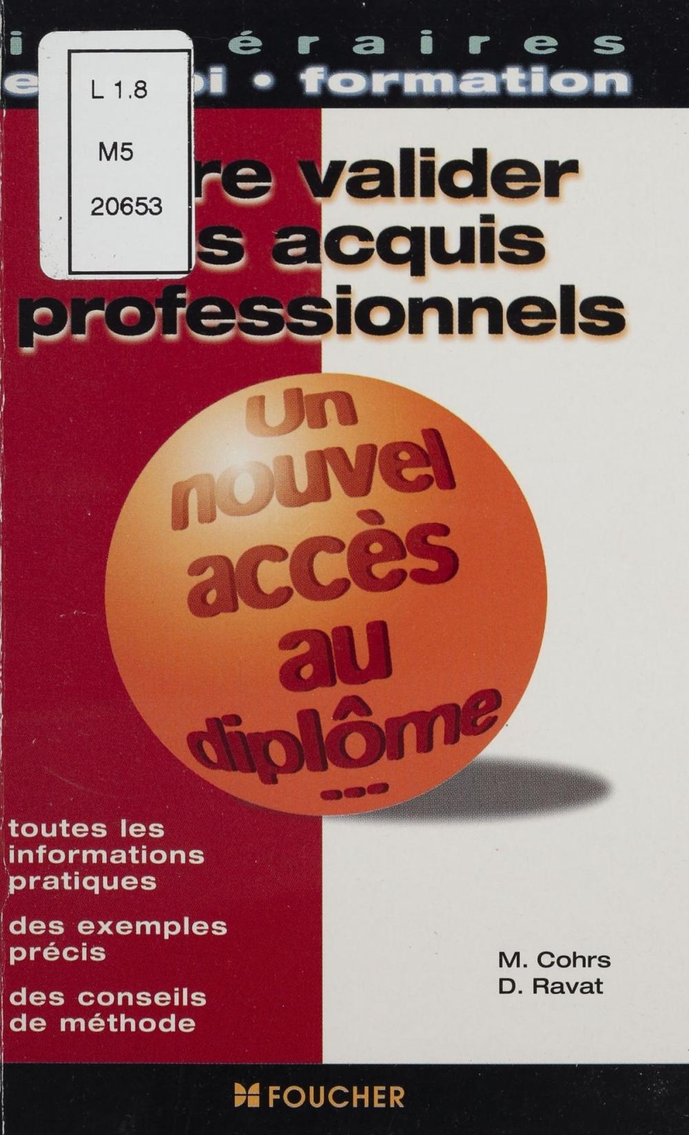 Big bigCover of Faire valider ses acquis professionnels