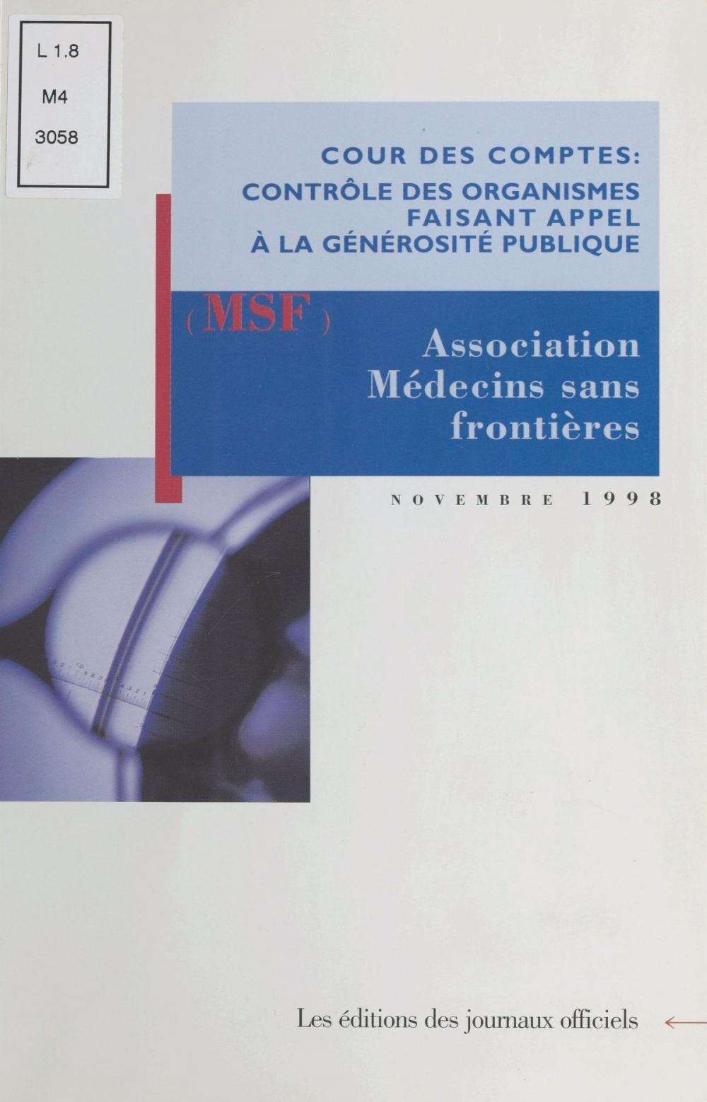 Big bigCover of Association Médecins sans frontières