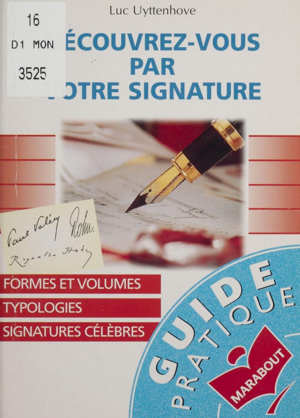 Big bigCover of Découvrez-vous par votre signature