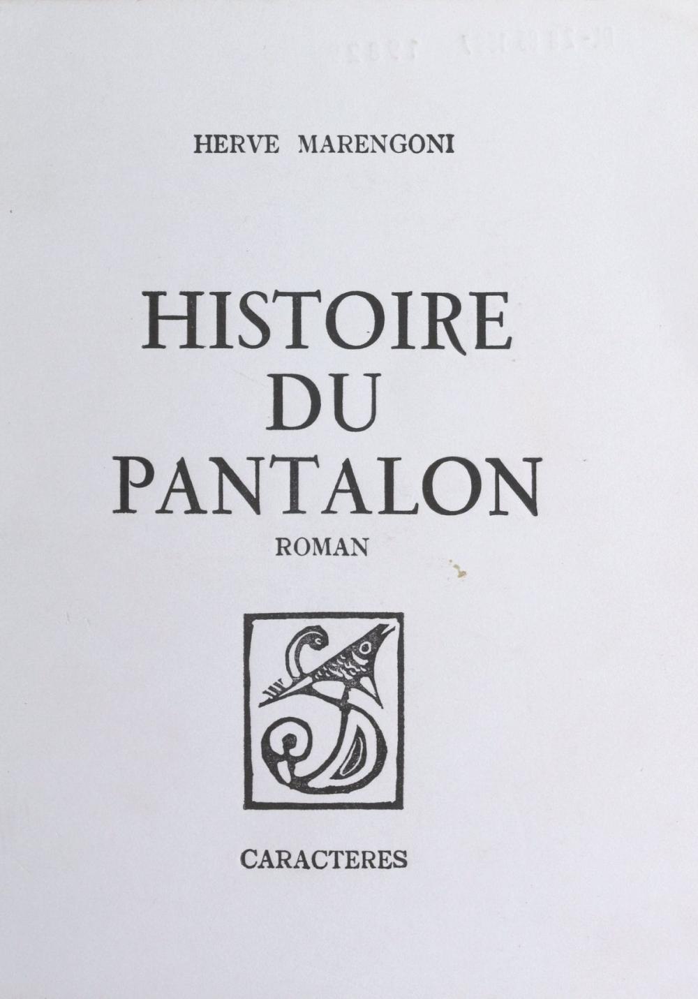 Big bigCover of Histoire du pantalon