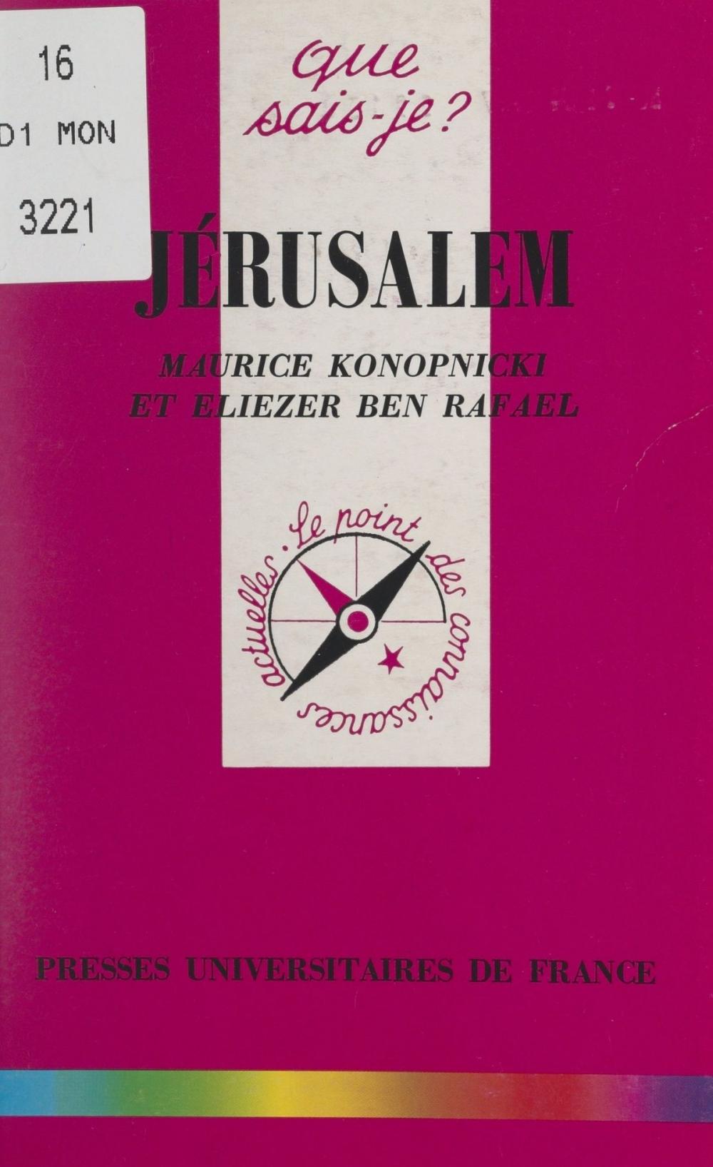 Big bigCover of Jérusalem