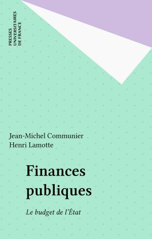 Cover of the book Finances publiques by Pierre Oléron