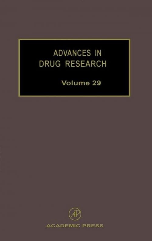 Cover of the book Advances in Drug Research by Bernard Testa, Urs A. Meyer, Elsevier Science