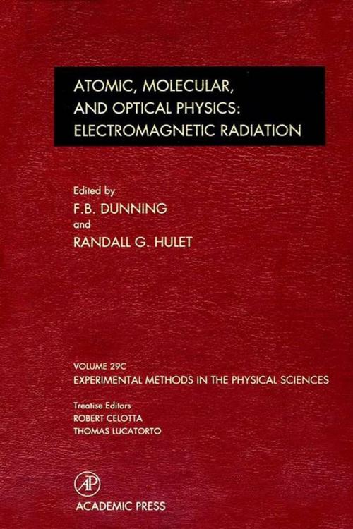 Cover of the book Electromagnetic Radiation: Atomic, Molecular, and Optical Physics by F. B. Dunning, Randall G. Hulet, Thomas Lucatorto, Marc De Graef, Elsevier Science