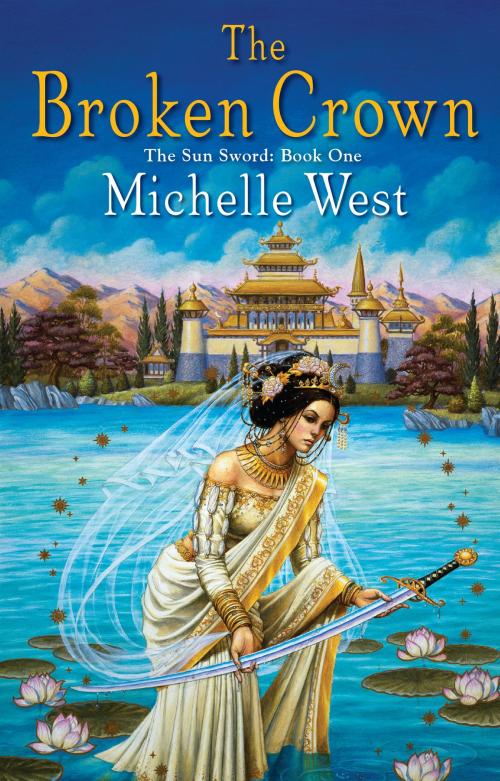 Cover of the book The Broken Crown by Michelle West, DAW