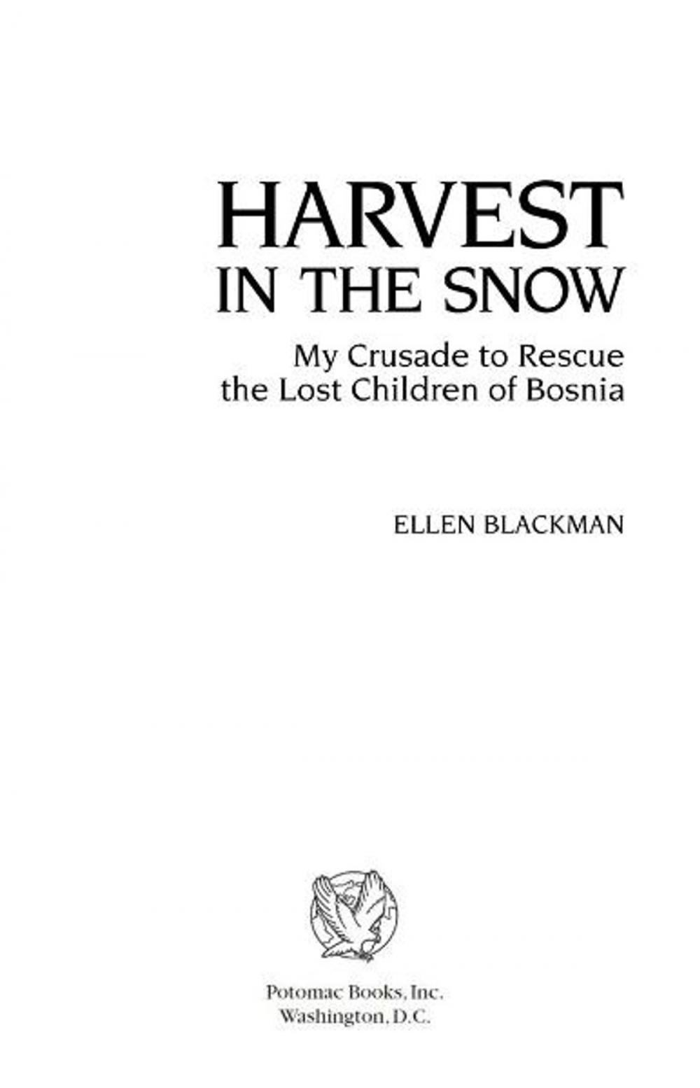 Big bigCover of Harvest in the Snow