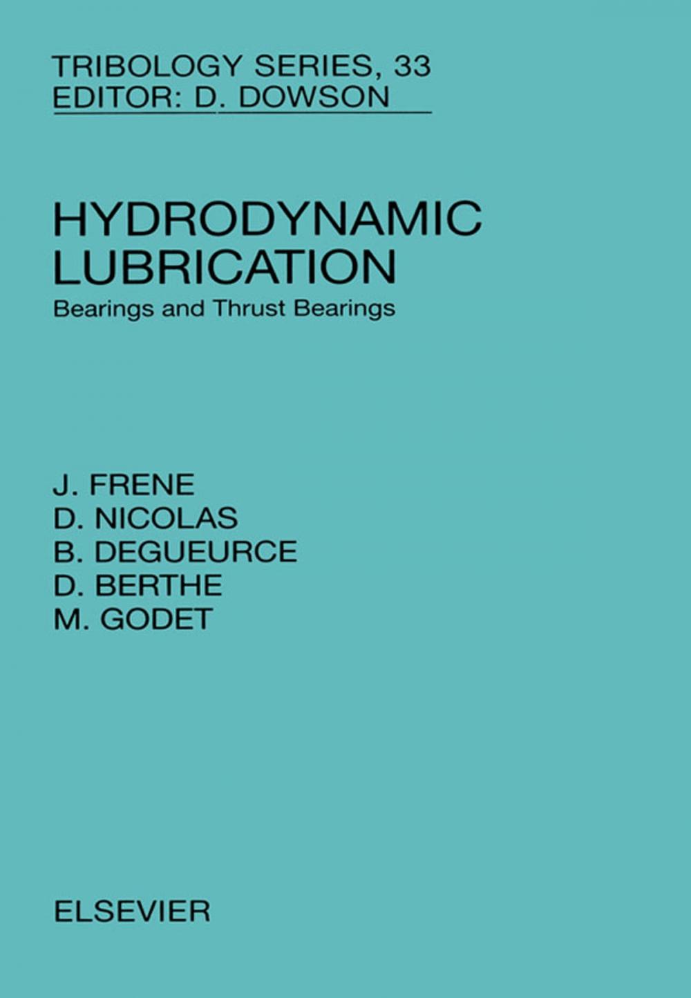 Big bigCover of Hydrodynamic Lubrication