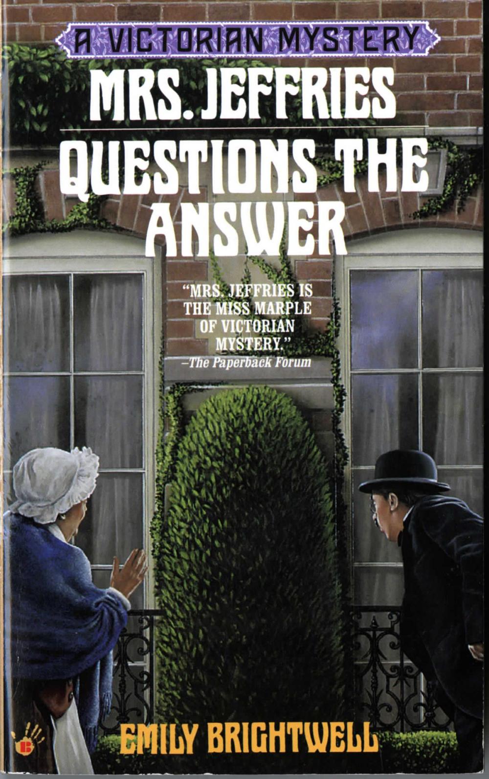 Big bigCover of Mrs. Jeffries Questions the Answer