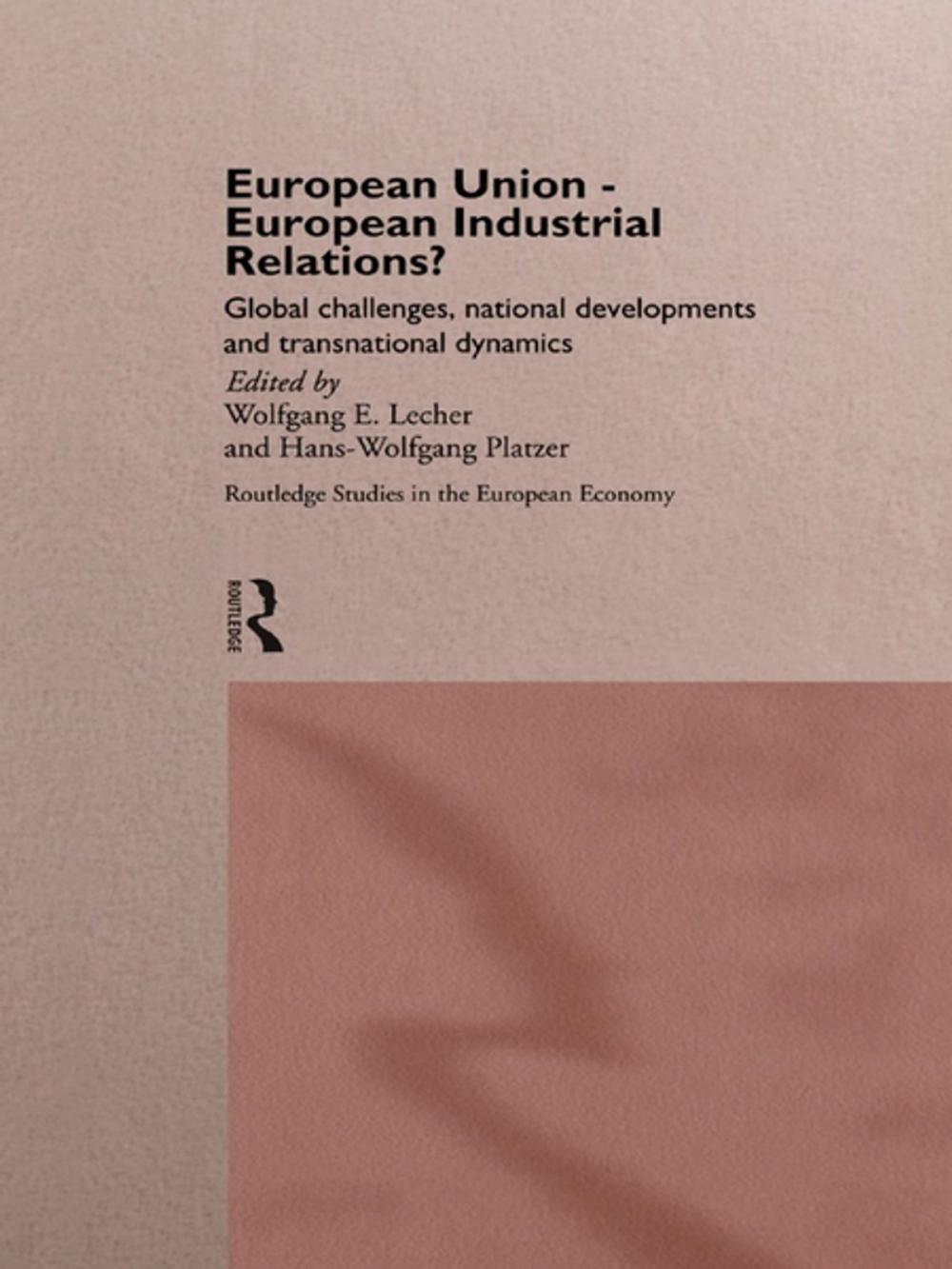 Big bigCover of European Union - European Industrial Relations?