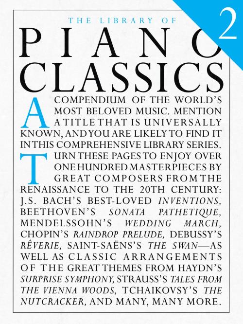 Cover of the book The Library of Piano Classics: Book 2 by Wise Publications, Music Sales Limited