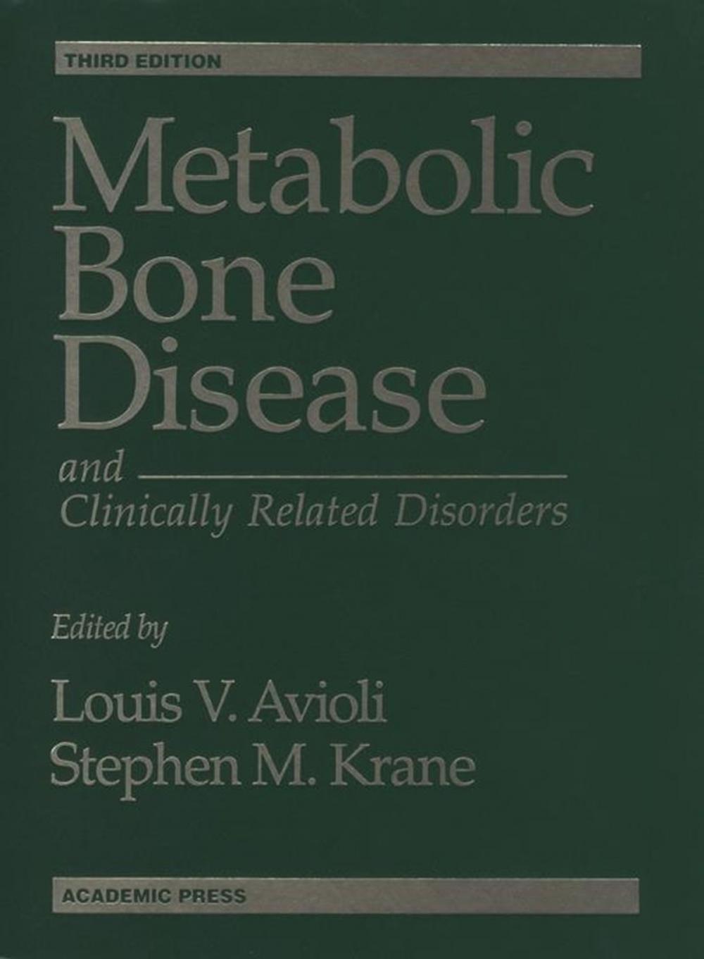 Big bigCover of Metabolic Bone Disease and Clinically Related Disorders