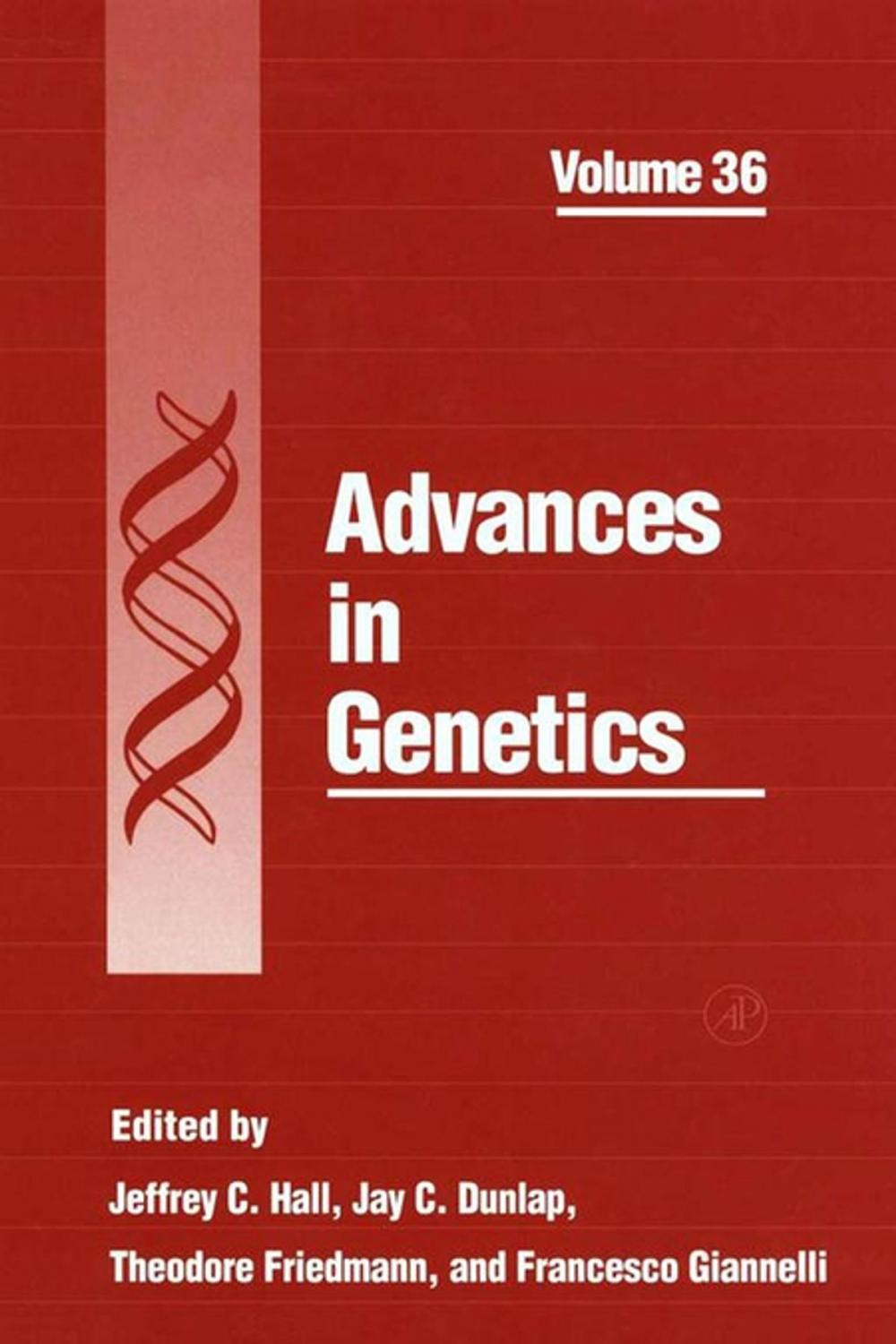 Big bigCover of Advances in Genetics