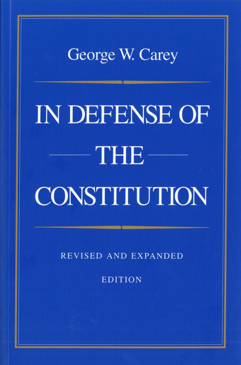 Big bigCover of In Defense of the Constitution