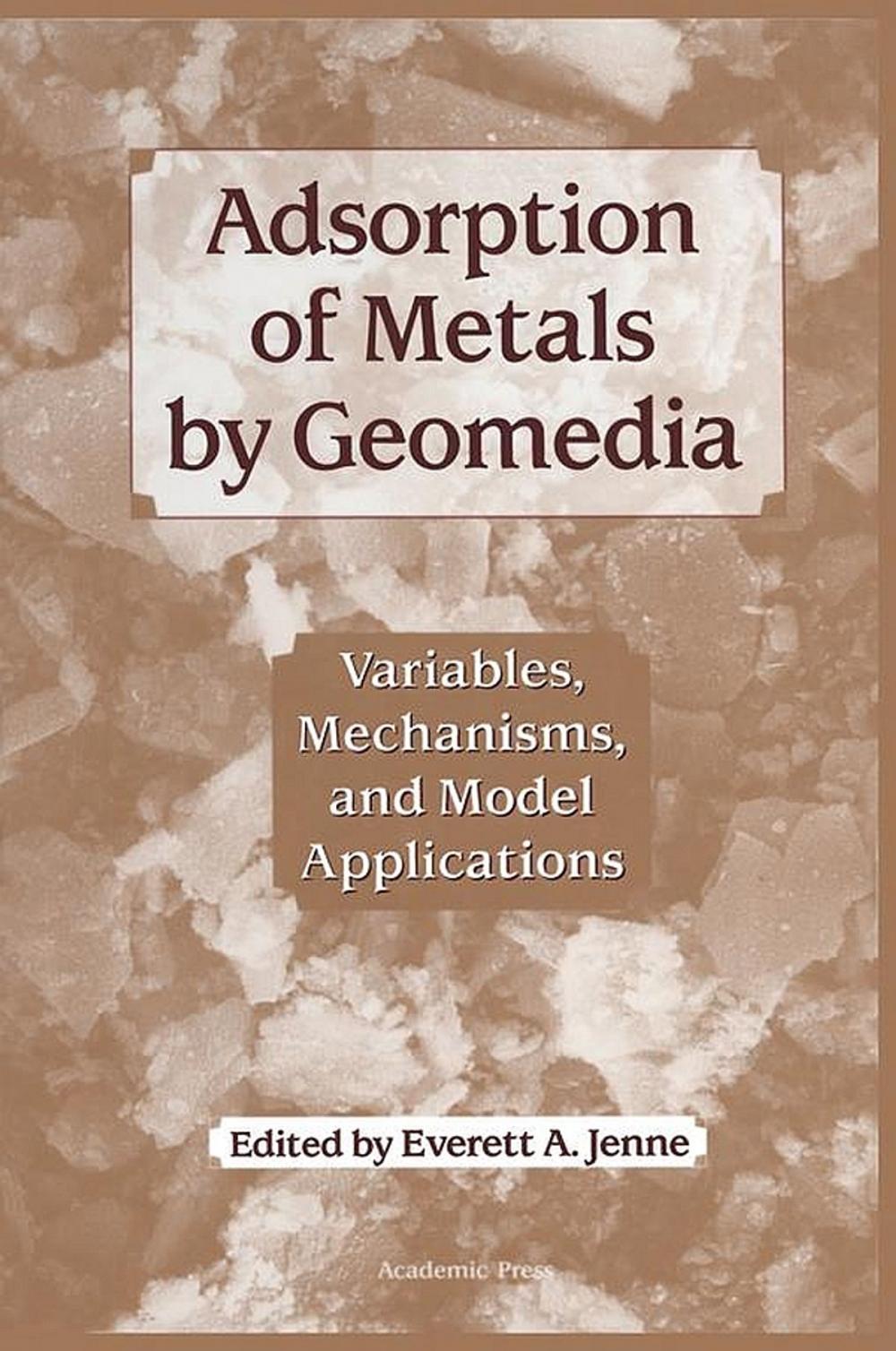 Big bigCover of Adsorption of Metals by Geomedia