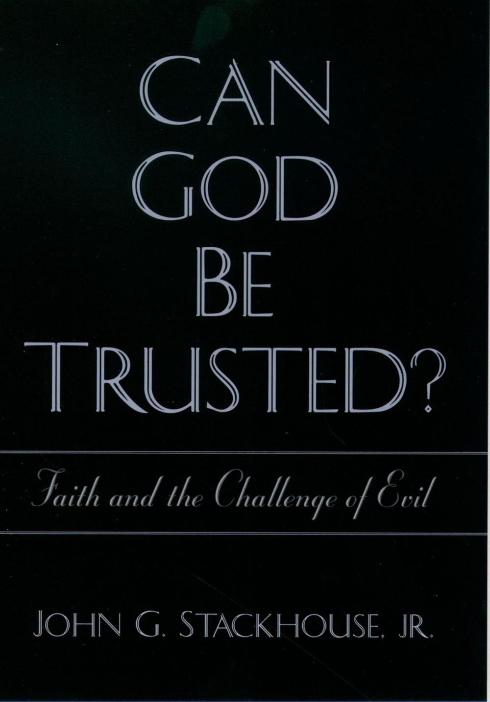 Big bigCover of Can God Be Trusted?