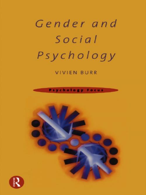 Cover of the book Gender and Social Psychology by Vivien Burr, Taylor and Francis
