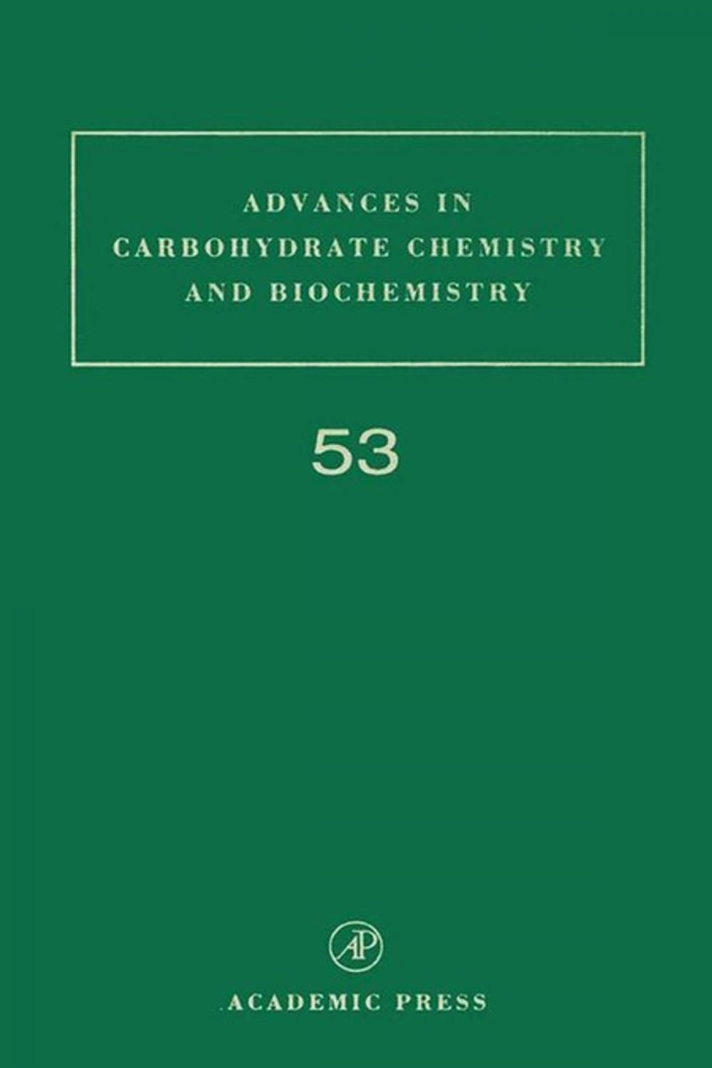 Big bigCover of Advances in Carbohydrate Chemistry and Biochemistry