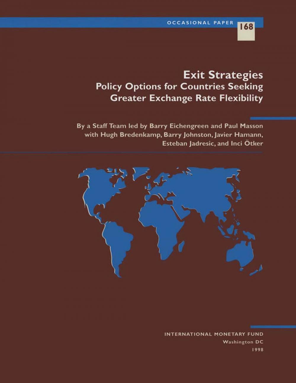 Big bigCover of Exit Strategies: Policy Options for Countries Seeking Exchange Rate Flexibility