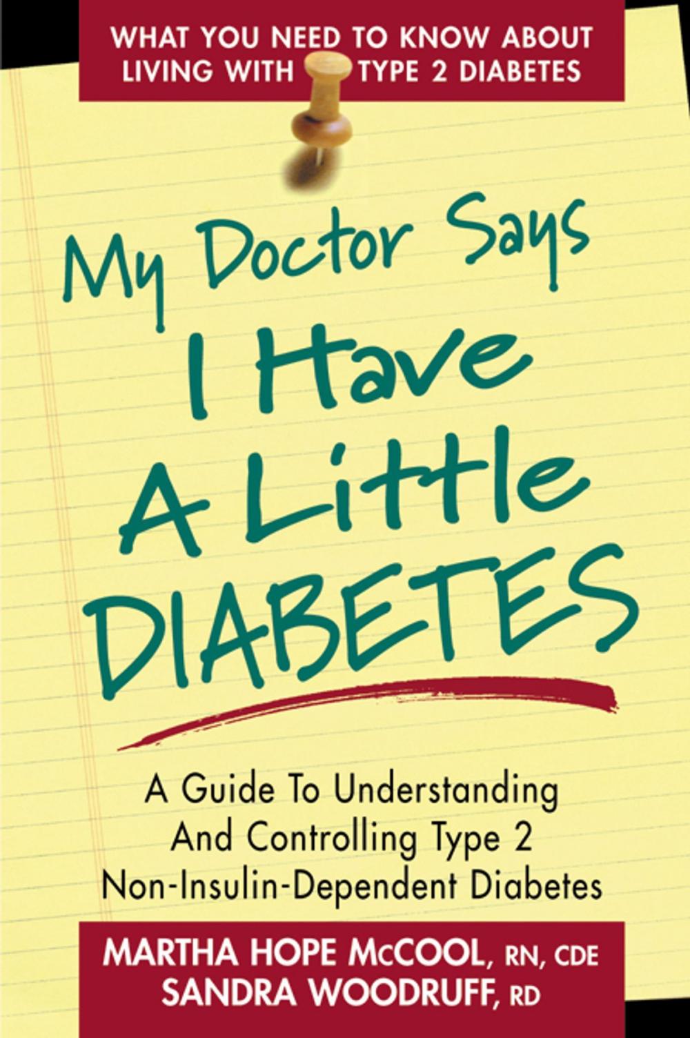 Big bigCover of My Doctor Says I Have a Little Diabetes