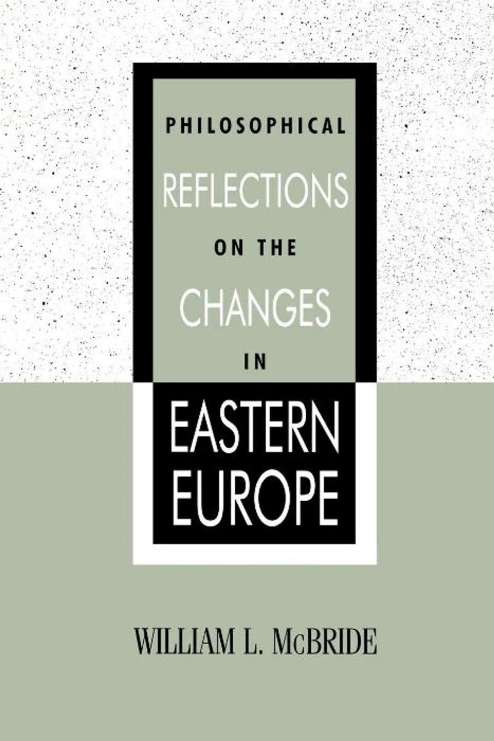 Big bigCover of Philosophical Reflections on the Changes in Eastern Europe