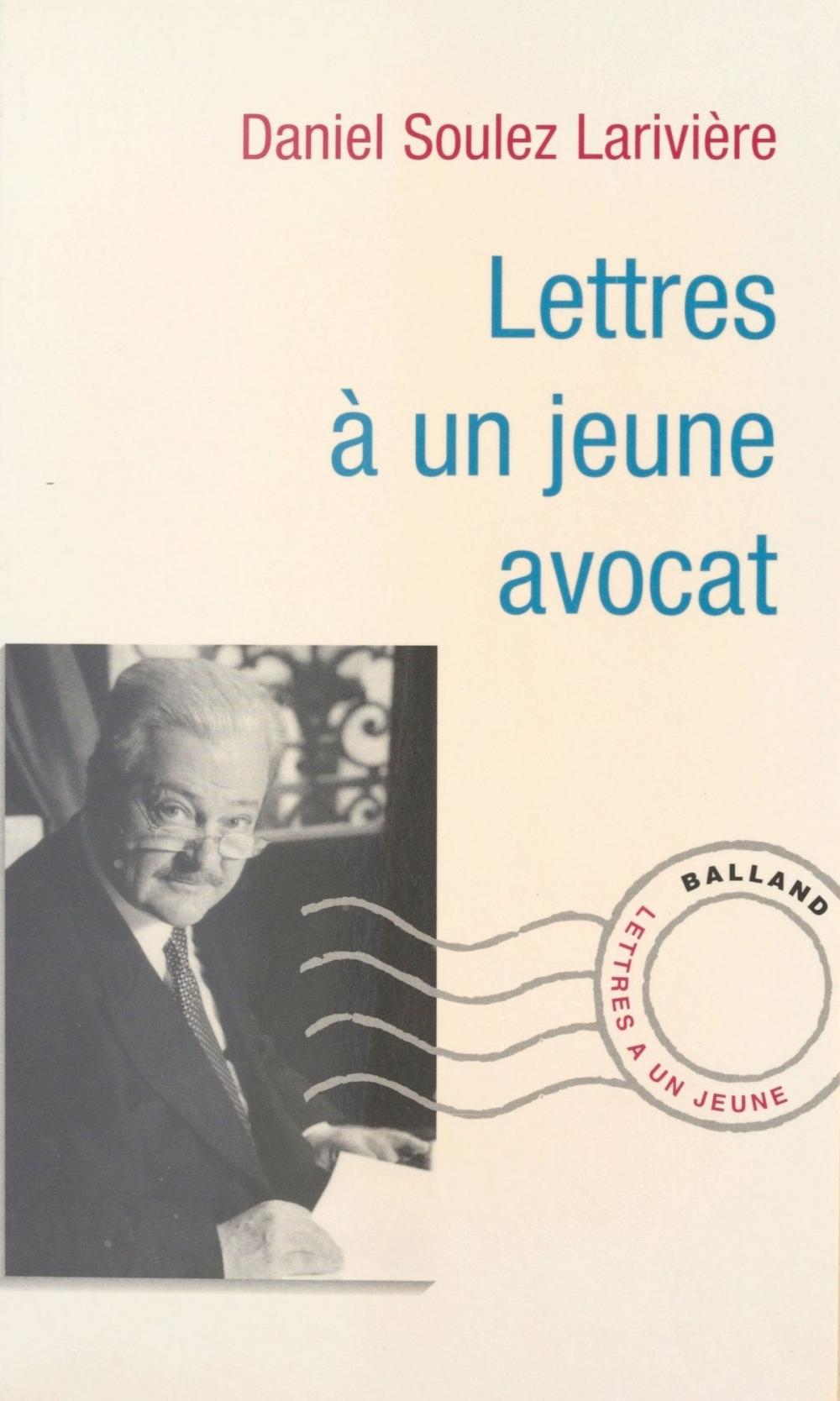 Big bigCover of Lettre à un jeune avocat