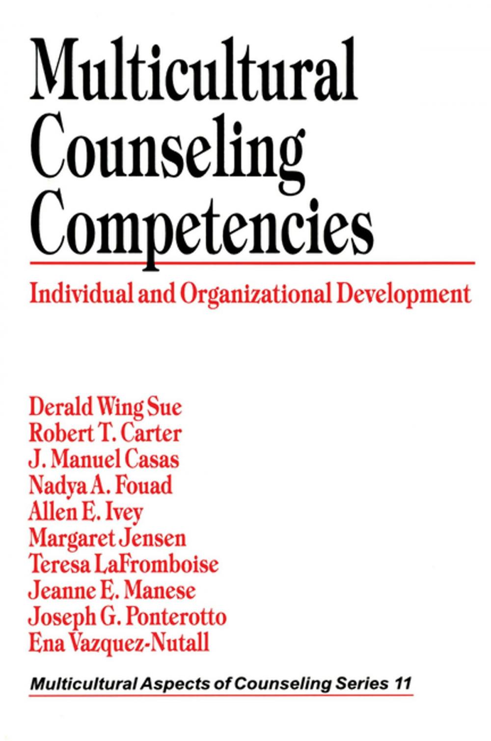 Big bigCover of Multicultural Counseling Competencies