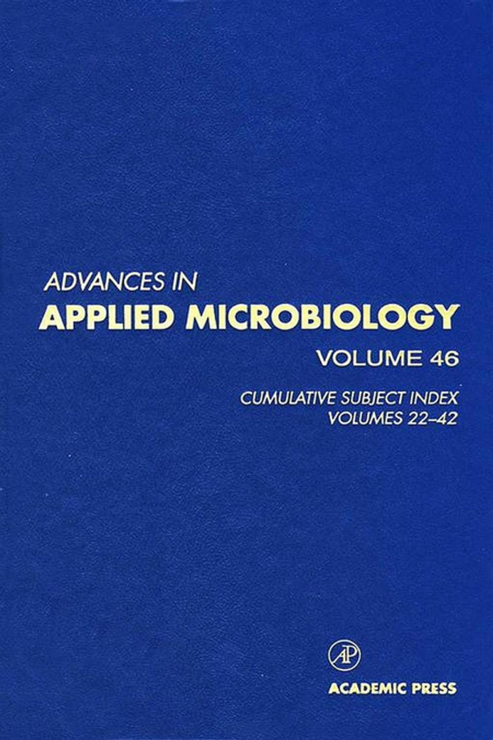 Big bigCover of Advances in Applied Microbiology