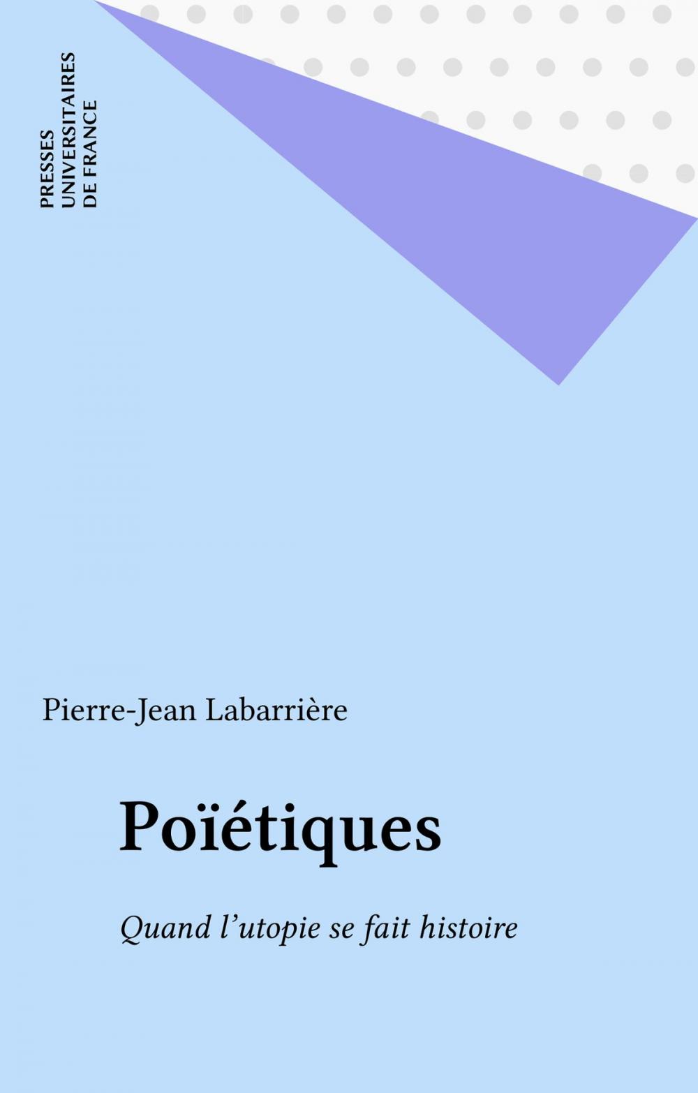 Big bigCover of Poïétiques