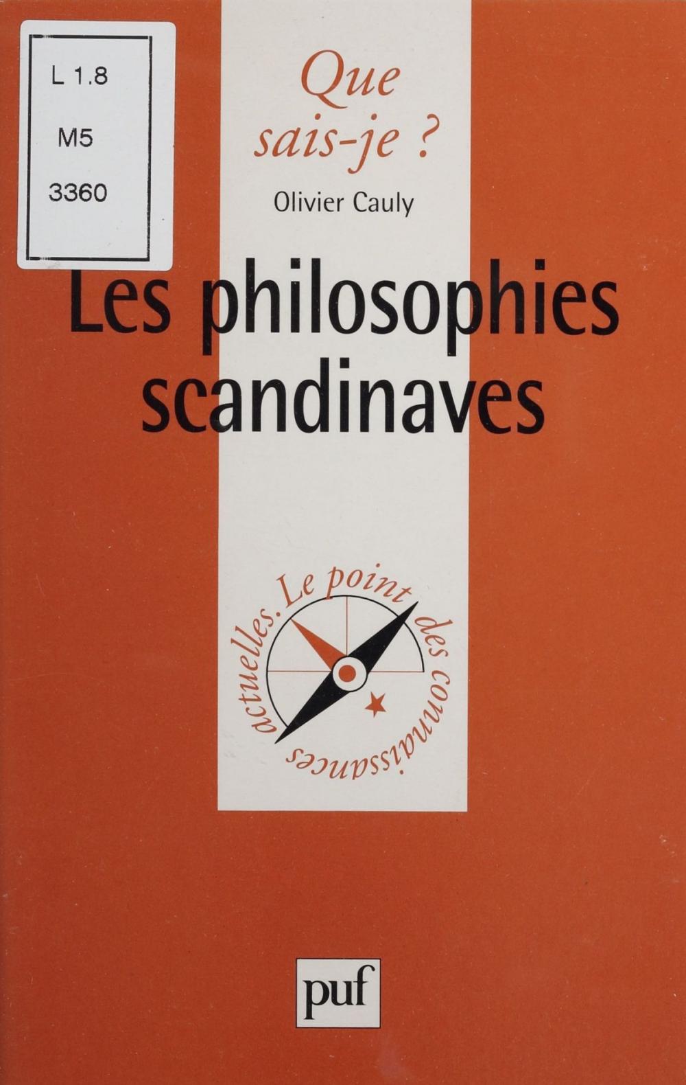 Big bigCover of Les Philosophies scandinaves